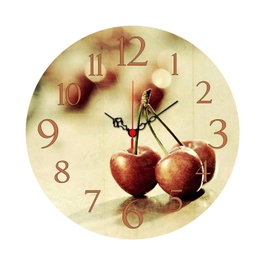 Wallity Ms-49 Reloj Decorativo Multicolor de MDF de 40 cm